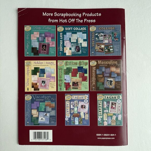 NOS Paper Pizazz Booklet Sheets Tag Art Cut Outs Hot Off The Press Scrapbooking - Picture 8 of 8